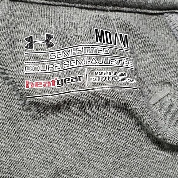 Under Armour Heat Gear Gray Long Sleeve T-Shirt - Picture 6 of 6